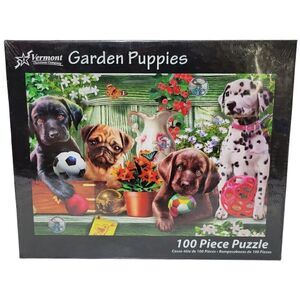 Garden Puppies Jigsaw Puzzle - 100 Pieces